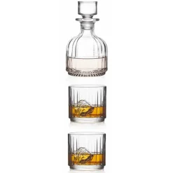 Servizio da Liquore in Cristallo Ecologico Impilabile 3 Pezzi - Spicco