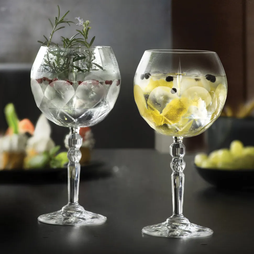 Servizio di Calici da Cocktail Gin Tonic in Eco Cristallo 12 Pz - Bromeo
