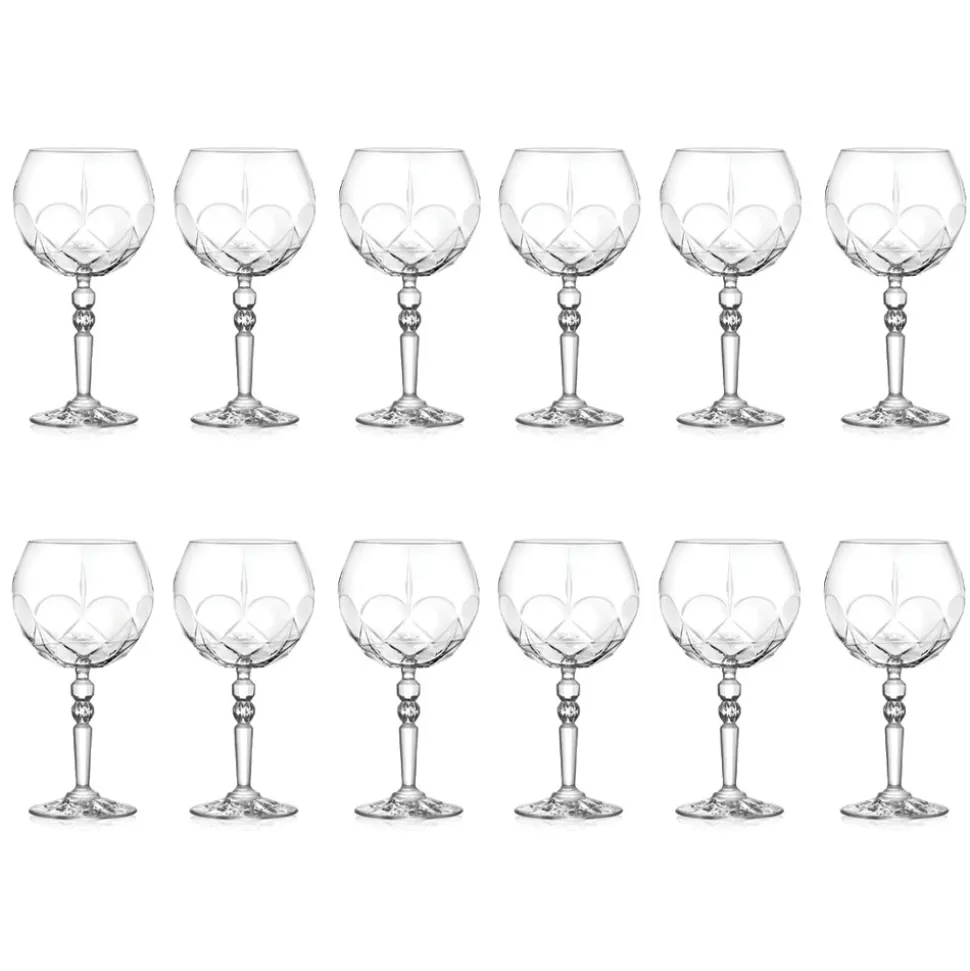 Servizio di Calici da Cocktail Gin Tonic in Eco Cristallo 12 Pz - Bromeo