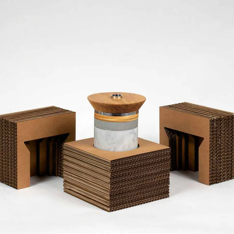 Servizio per Cocktail Accessori da Aperitivo in Marmo, Legno, Acciaio - Normanno