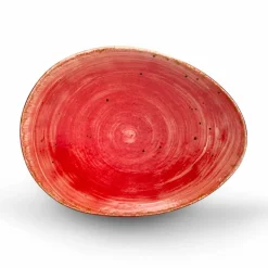 Servizio Piatti da Aperitivo 12 Pezzi in Gres Colorato di Design Moderno - Simba