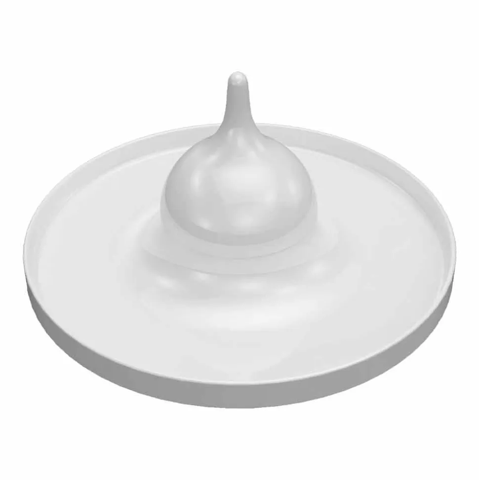 Servizio Piatti da Aperitivo in Porcellana Design Moderno 8 Pezzi - Galatino