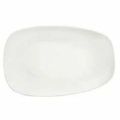 Servizio Piatti in Porcellana Bianca Design Moderno ed Elegante 23 Pezzi - Nalah