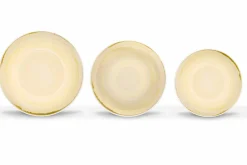 Servizio Piatti Pranzo Colorati e Moderni in Porcellana 18 Pezzi - Rurolo