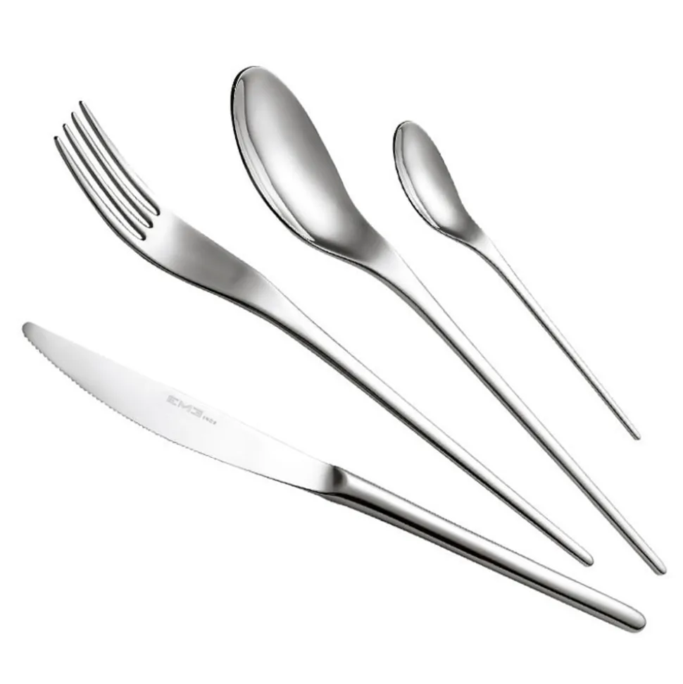 Servizio Posate Acciaio Inox Design Slanciato Orientale 24 Pz - Kimeno