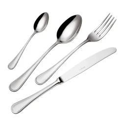 Servizio Posate Acciaio Inox Design Tradizionale Decorato 24 Pz - Frappetta