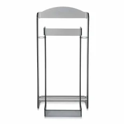 Servomuto moderno di design in plexiglass fumè Mose, made in Italy