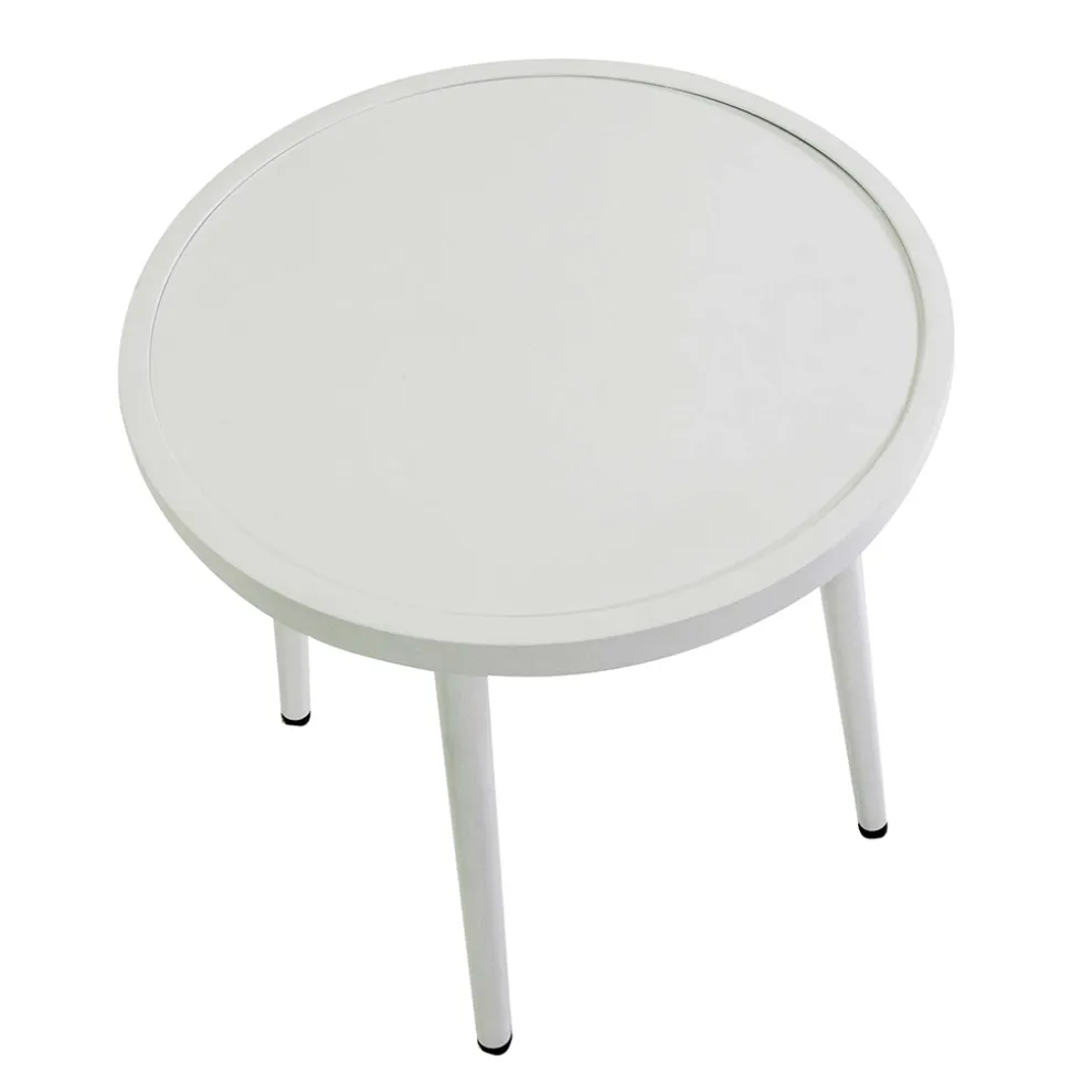 Set di 2 Poltrone con Tavolino in Alluminio di Diverse Finiture - Souvenir