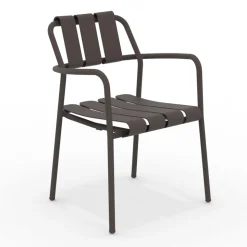 Set di 2 Poltrone da Giardino Realizzate Interamente in Alluminio - Risplendente