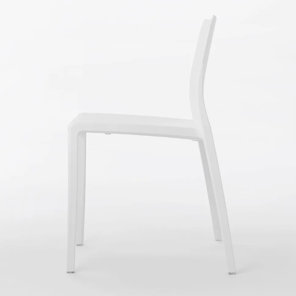 Set di 4 Sedie da Esterno e Interno in Polipropilene di Diversi Colori - Built