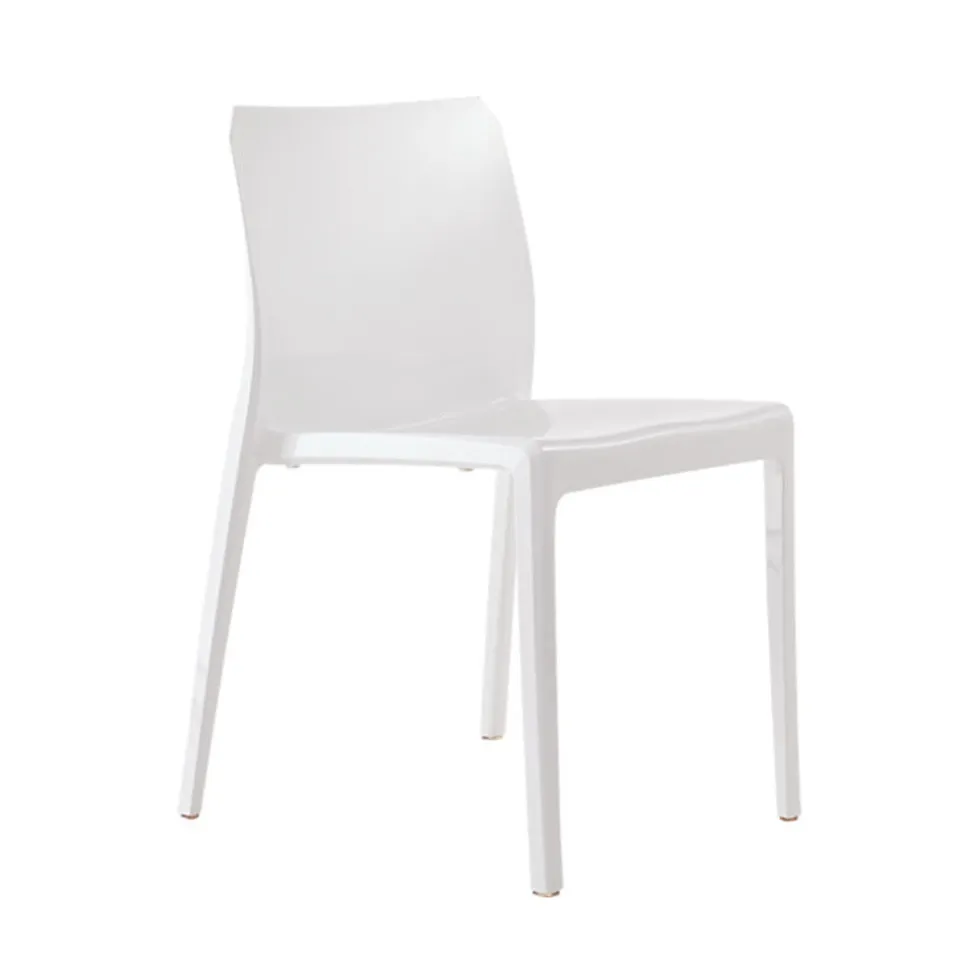 Set di 4 Sedie da Esterno e Interno in Polipropilene di Diversi Colori - Built