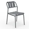 Set di 2 Sedie da Giardino Realizzate Interamente in Alluminio - Risplendente