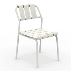 Set di 2 Sedie da Giardino Realizzate Interamente in Alluminio - Risplendente