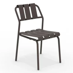 Set di 2 Sedie da Giardino Realizzate Interamente in Alluminio - Risplendente
