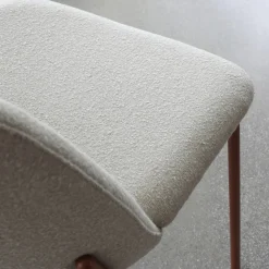Set di 2 Sedie da Soggiorno in Tessuto e Metallo Made in Italy - Edera