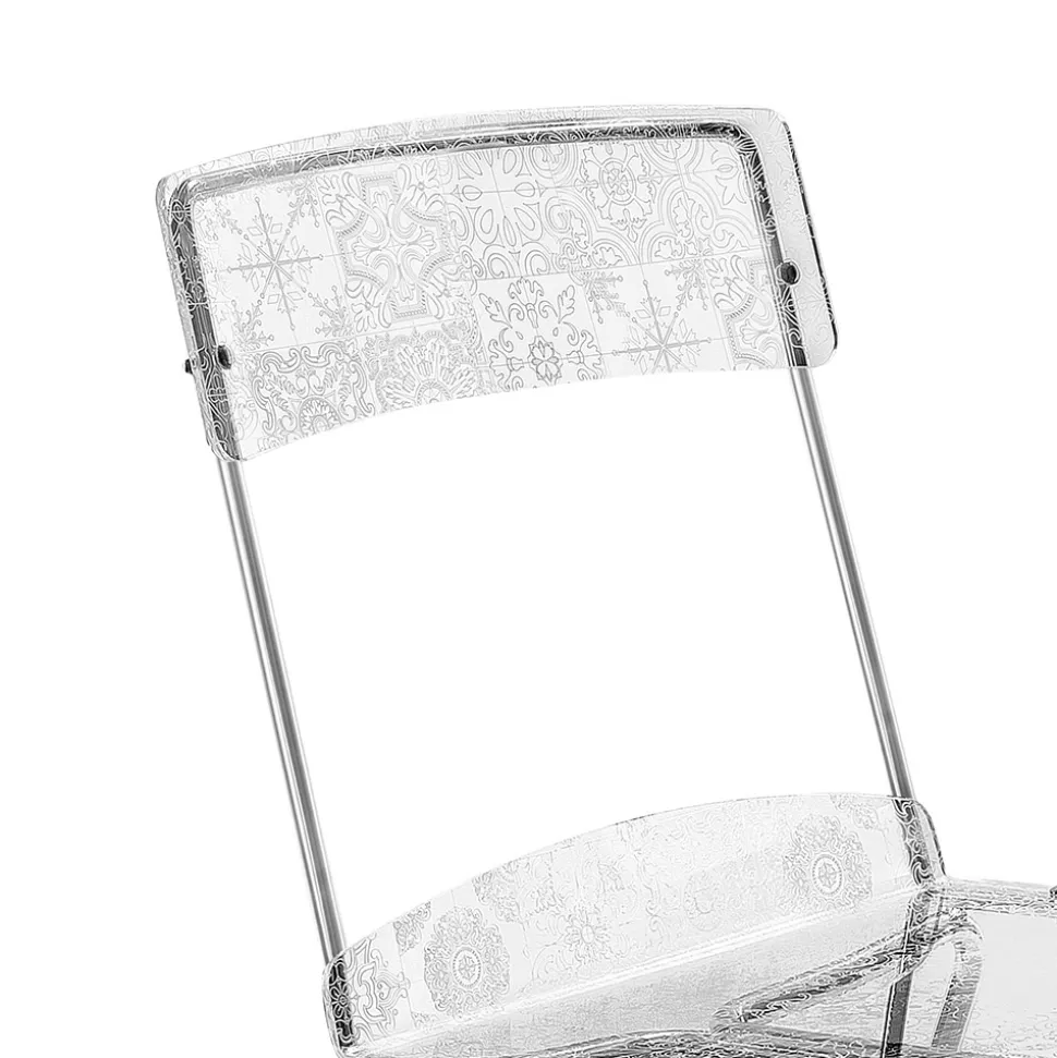 Set di 2 Sedie Impilabili in Plexiglass Made in Italy - Nala