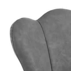 Set di 4 Sedie In Pelle Sintetica Effetto Invecchiato - Ambra