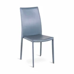 Set 4 sedie moderne in ecopelle Gioia, interamente rivestite