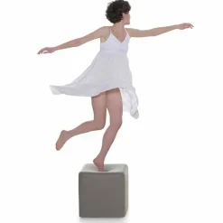 Sgabello a cubo morbido in poliuretano Slide Soft Cube made Italy