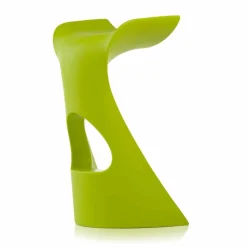 Sgabello alto colorato da esterno/interno Slide Koncord, made in Italy