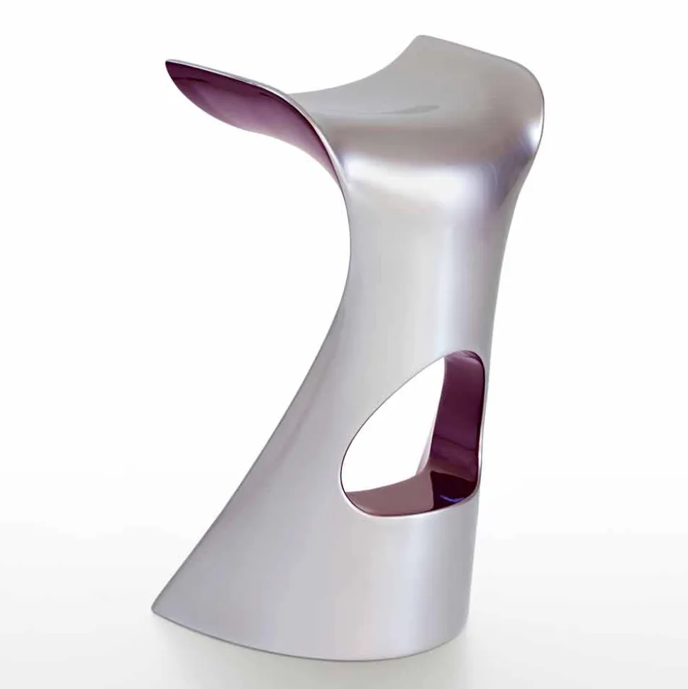 Sgabello Alto Design Moderno, in Polietilene - Koncord Next
