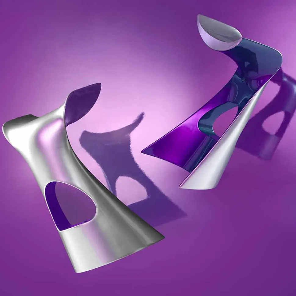 Sgabello Alto Design Moderno, in Polietilene - Koncord Next