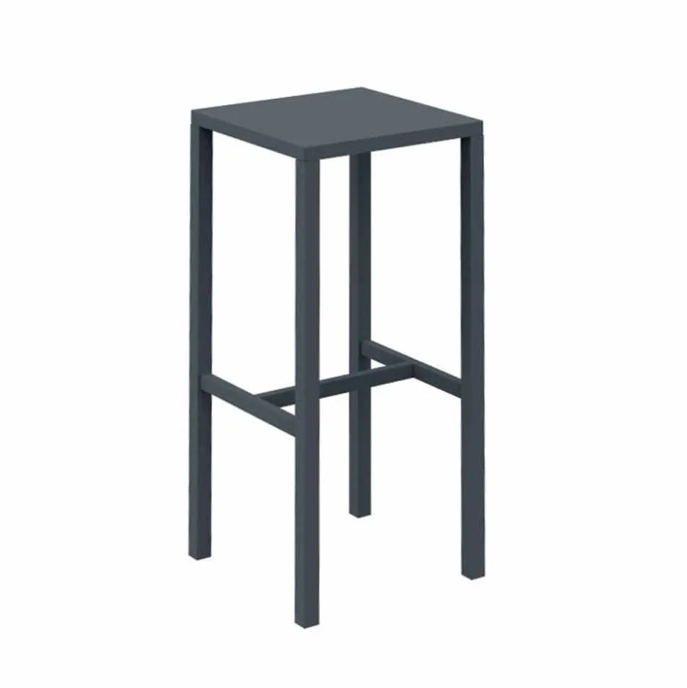 Sgabello Bar da Esterno in Metallo Verniciato a Polvere Made in Italy - Meone