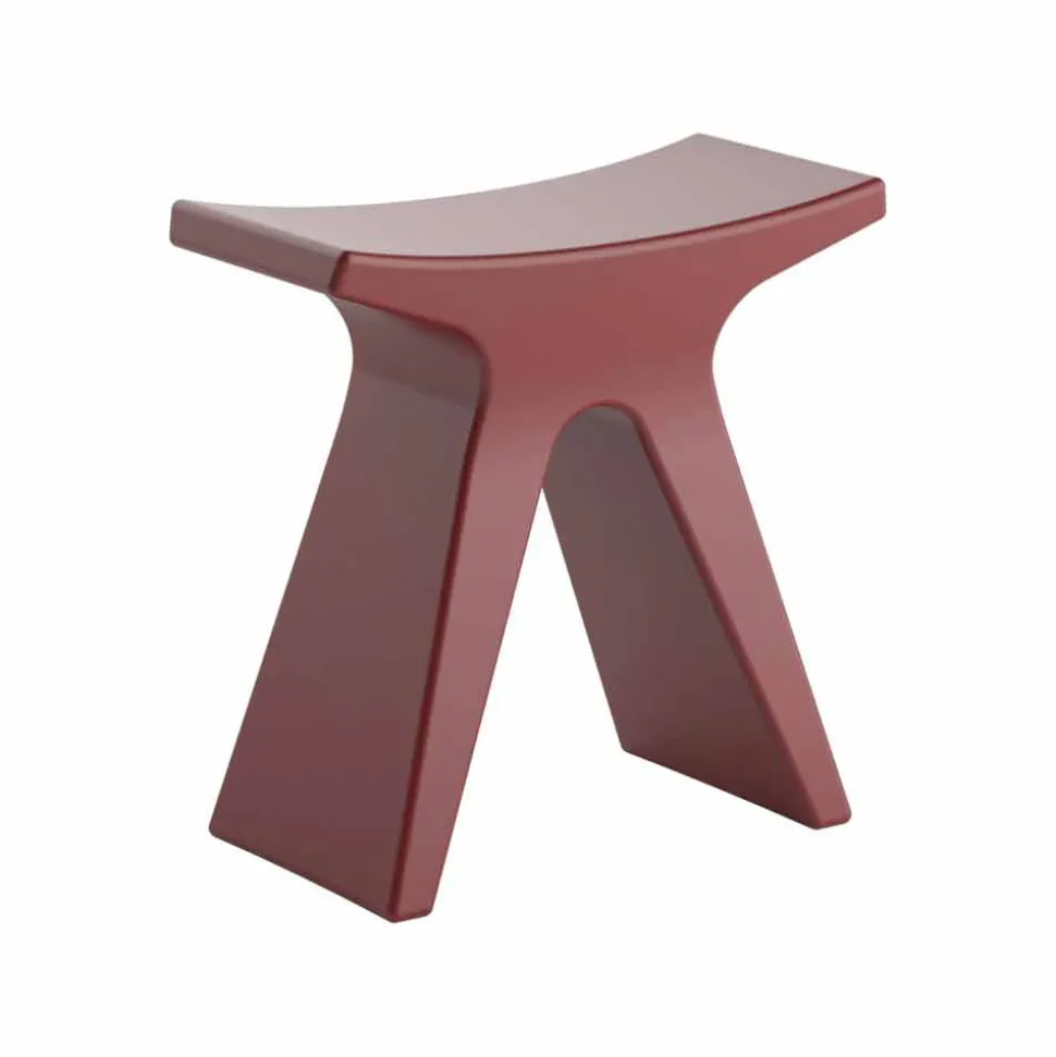 Sgabello Basso da Esterno di Design in Polipropilene Made in Italy - Prue