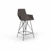 Sgabello con braccioli da giardino Faz Vondom, H 102 cm,design moderno, 4 pezzi