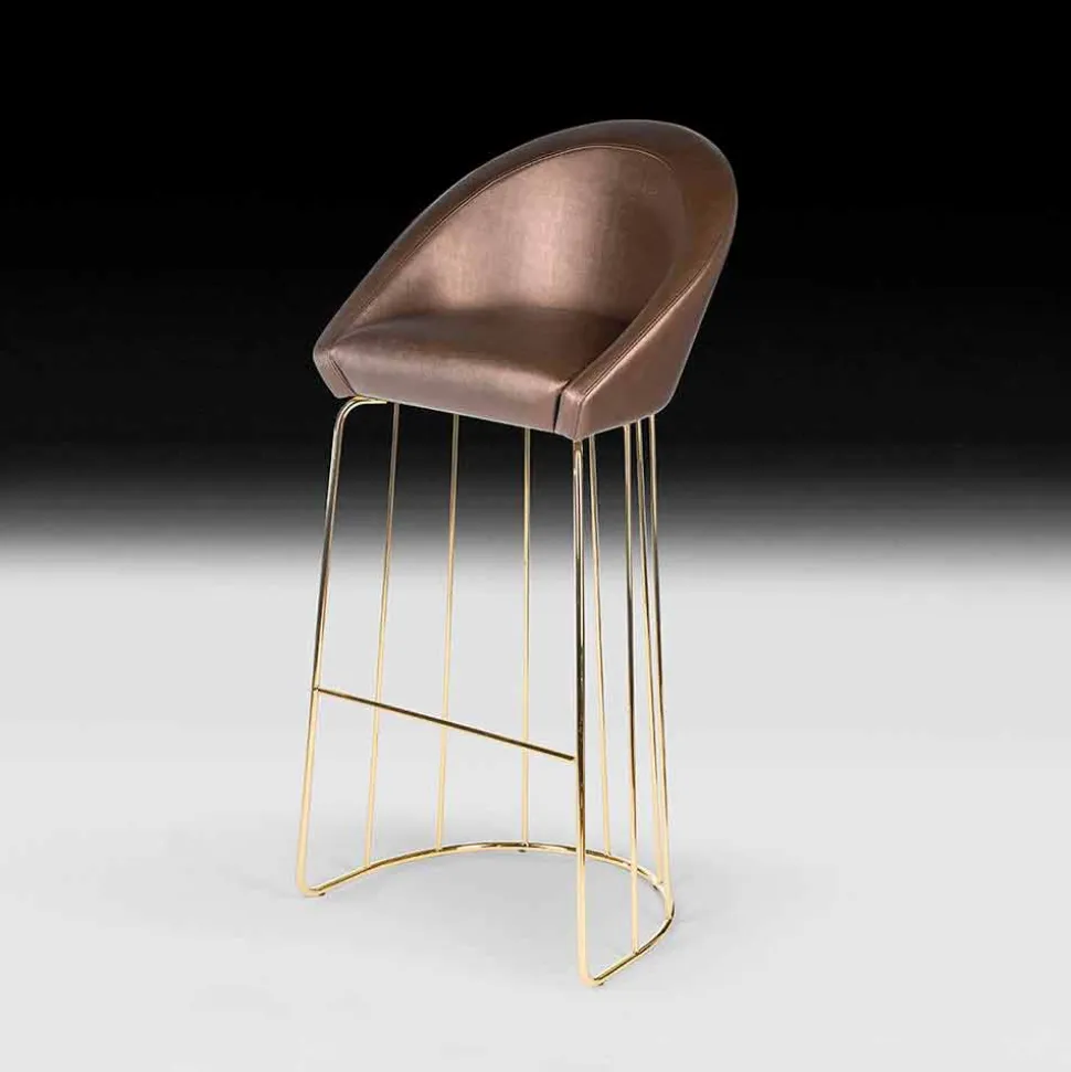 Sgabello da bar moderno 100% Made in Italy Dedo