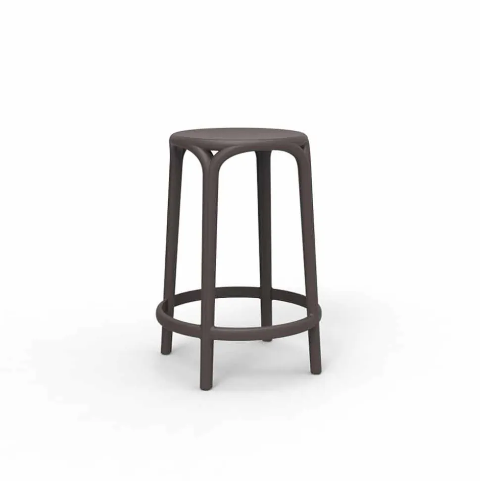 Sgabello da esterno Brooklyn Vondom H 66 cm, in polipropilene, 4 pezzi