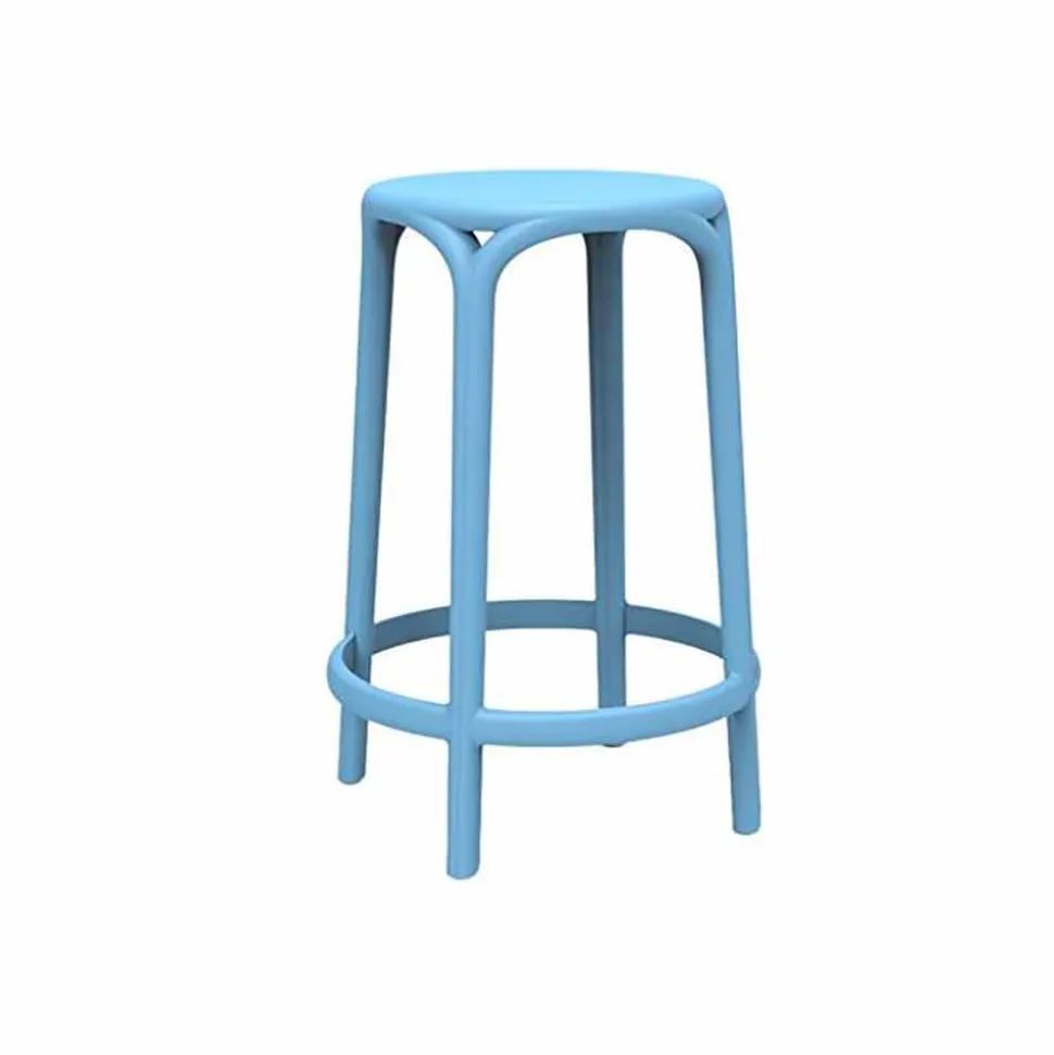Sgabello da esterno Brooklyn Vondom H 66 cm, in polipropilene, 4 pezzi