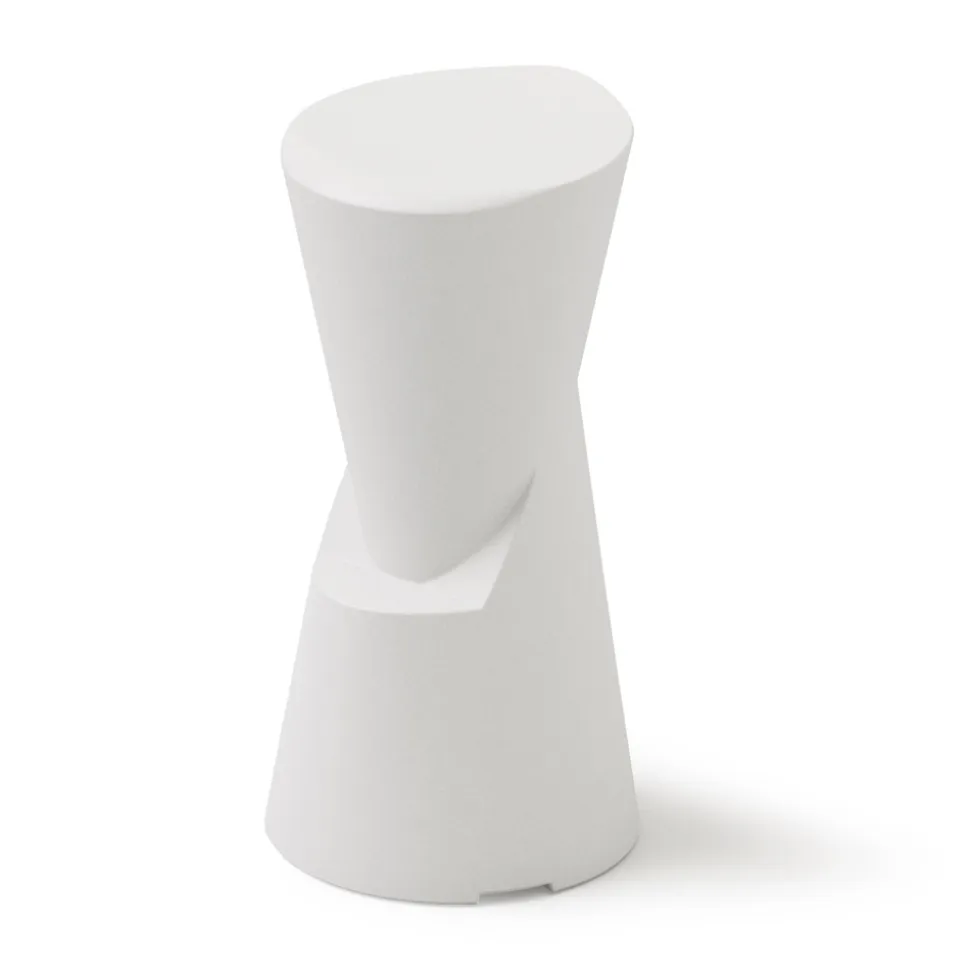 Sgabello da Esterno in Polietilene 7 Colorazioni Made in Italy - Cream