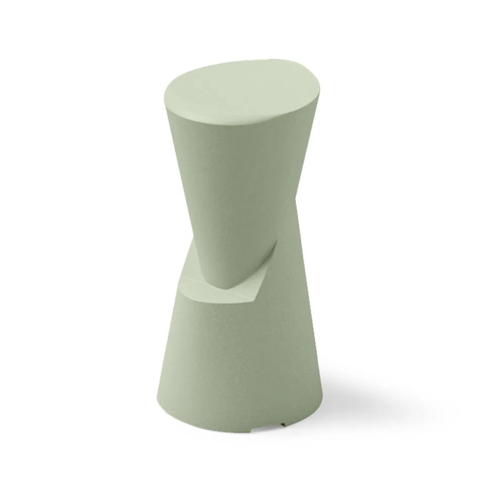 Sgabello da Esterno in Polietilene 7 Colorazioni Made in Italy - Cream