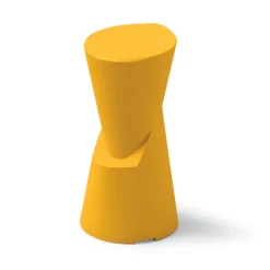 Sgabello da Esterno in Polietilene 7 Colorazioni Made in Italy - Cream