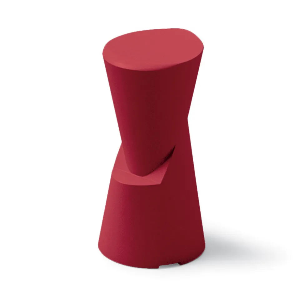 Sgabello da Esterno in Polietilene 7 Colorazioni Made in Italy - Cream