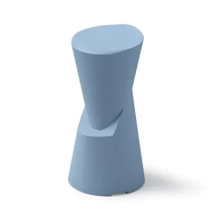Sgabello da Esterno in Polietilene 7 Colorazioni Made in Italy - Cream