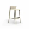Sgabello da esterno moderno H 95 cm Africa by Vondom, in polipropilene, 4 pezzi
