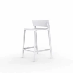 Sgabello da giardino Africa Vondom in polipropilene H 85 cm, di design, 4 pezzi