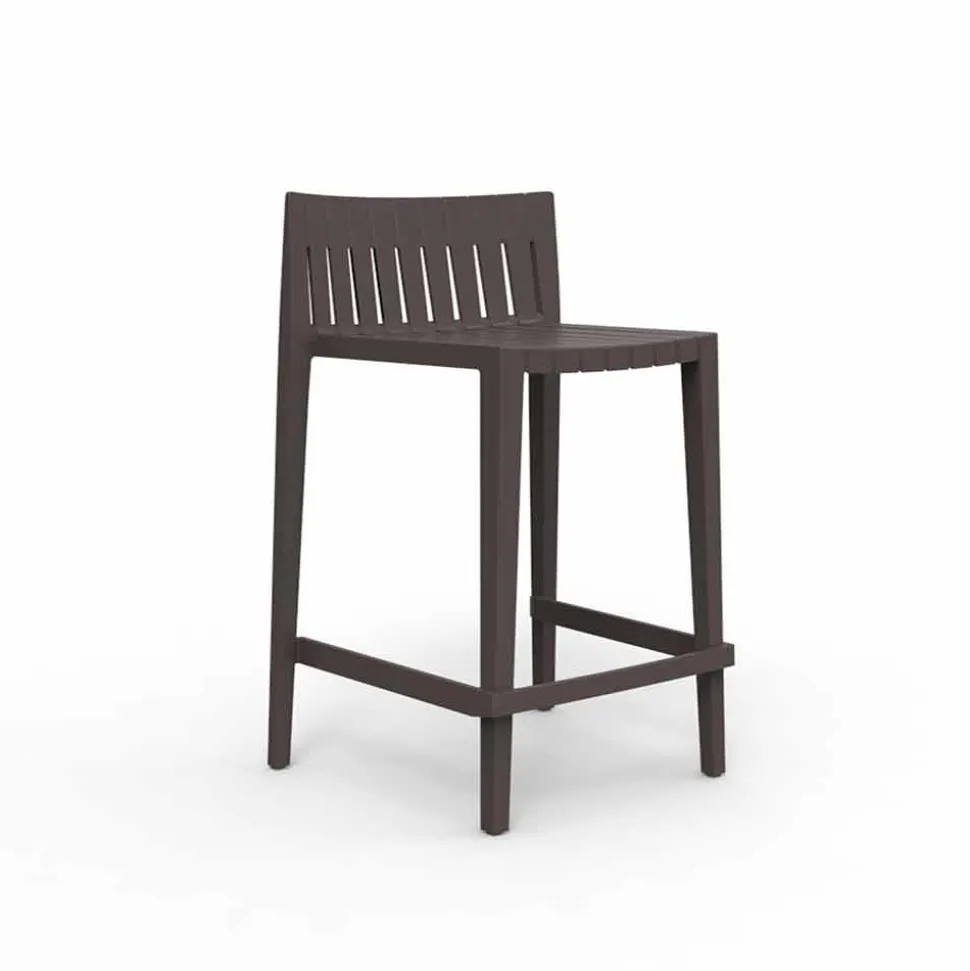 Sgabello da giardino H 87 cm Spritz Vondom in polipropilene,impilabile, 4 pezzi