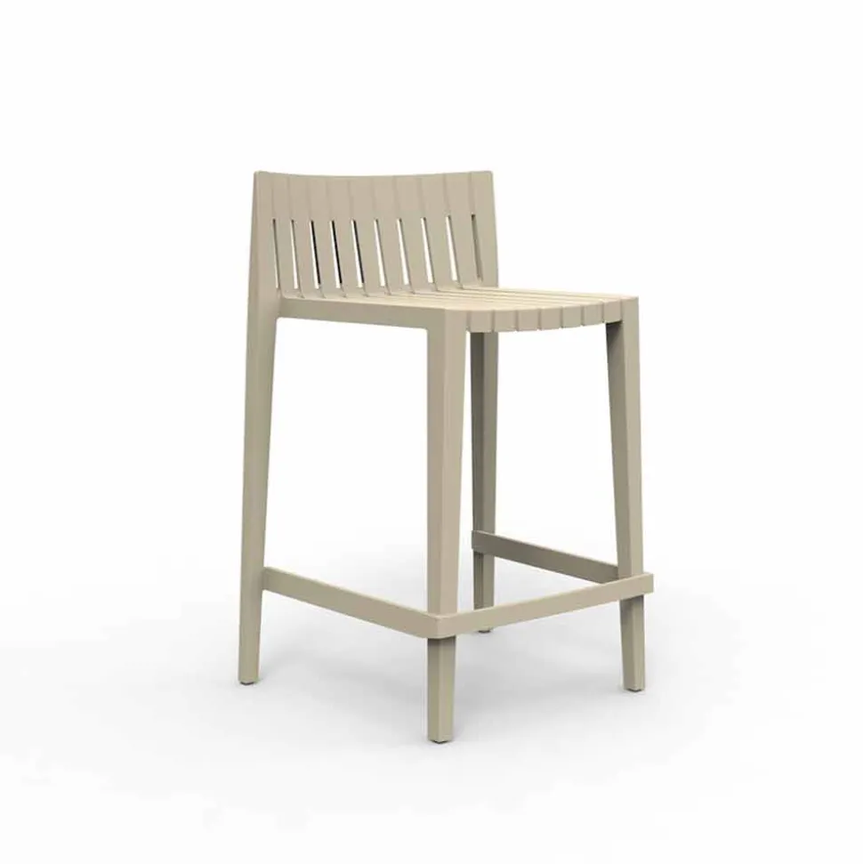 Sgabello da giardino H 87 cm Spritz Vondom in polipropilene,impilabile, 4 pezzi