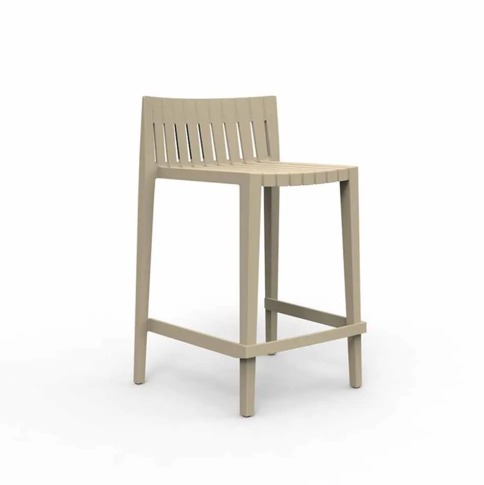 Sgabello da giardino H 87 cm Spritz Vondom in polipropilene,impilabile, 4 pezzi