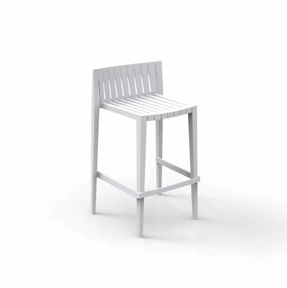 Sgabello da giardino impilabile H 97 cm in polipropilene Vondom Spritz, 4 pezzi