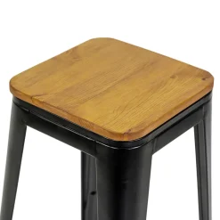 Sgabello da Interno e Esterno in Ferro Altezza 76 cm - Cancelleria