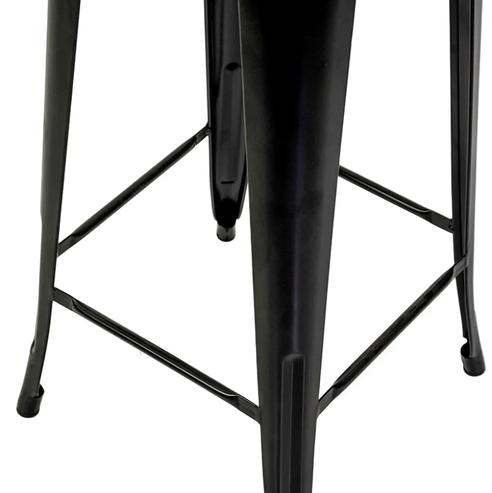 Sgabello da Interno e Esterno in Ferro Altezza 76 cm - Cancelleria