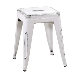Sgabello da Interno e Esterno in Ferro Altezza 45 cm - Cancelleria
