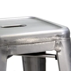 Sgabello da Interno e Esterno in Ferro Altezza 45 cm - Cancelleria
