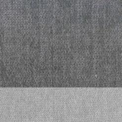 Sgabello da Salotto Design in Tessuto con Bordino e Metallo Antracite - Scarat
