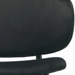 Sgabello da Soggiorno Realizzato in Acciaio e Velluto Made in Italy - Rimini