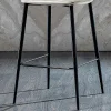 Sgabello Elegante di Design Moderno in Velluto Colorato e Metallo - Bizet